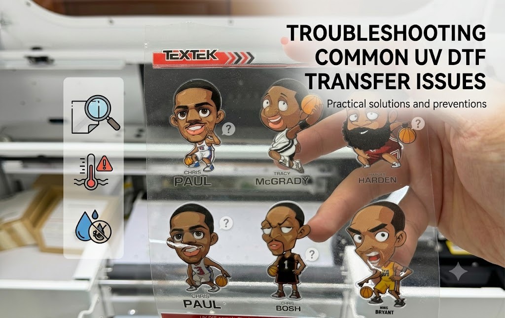 Troubleshooting Common UV DTF Transfer Issues